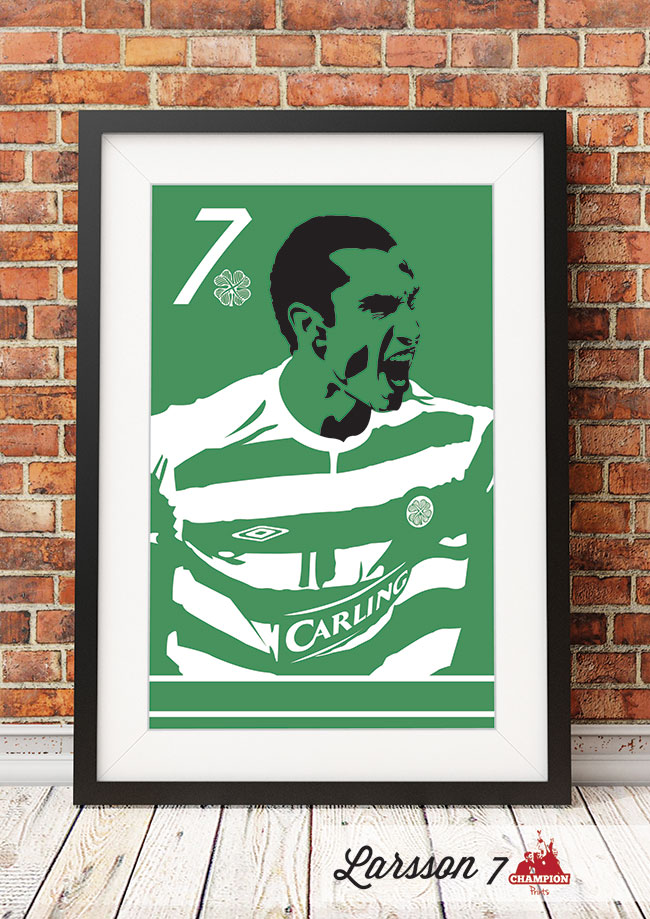Henrik Larsson Framed Print