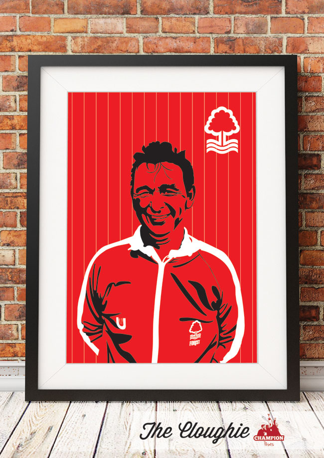 Brian Clough Framed Print